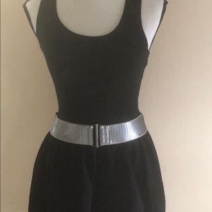 BCBG Maxazaria Elastic Sequin Belt